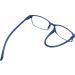 PROFLEX BluOptix Blue Light Blocking Computer Reading Glasses - Unisex, Lightweight, Scratch Resistant, Dioptres +0.0 to +4.0 - Black&Blue - Buy Online on GoSupps.com