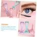 Mikinona In Tool Stencil Make Reusable Silica Silicone with Gel Wear-resistant and Women Protection Eyeliner 15X5.7CM Pink - Buy Online on GoSupps.com
