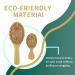 2Pcs Natural Bamboo Hair Brush Set for Thick/Thin/Curly Hair - MRD - Buy Online on GoSupps.com