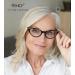 Eyekepper Cateyes Women's Reading Glasses - Black-Transparent 0.75 | Stylish & Comfortable Eye Care - Buy Online on GoSupps.com