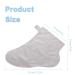 200pcs Clear Plastic Disposable Booties for Paraffin Bath - Foot Spa Wax Treatment Cover - Buy Online on GoSupps.com