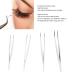 High-Precision Stainless Steel Eyelash Extension Tweezers | Ergonomic Design & Storage Box | Durable & Easy to Use for Salon Professionals - Buy Online on GoSupps.com
