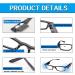 LED Reading Glasses with Lights - Lighted Magnifier for Clear Vision | 5PCS Black +250 - Ideal Nighttime Readers - Buy Online on GoSupps.com