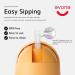 Evorie Tritan Weighted Straw Sippy Cup with Handles - 7 Oz Leakproof Soft Silicone Straw - First Infant Water Bottle for Baby and Toddlers 6+ Months - Buy Online on GoSupps.com