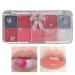 Maquillage Lippalette Ensemble De Palettes L vres | 10 Couleurs Teint es De Gloss L vres - Couleur De L vre Cosm tique Non Adh sive Gel e De Brillant Longs Et Teint e Pour L'anniversair 02