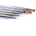 Waldd 5-Piece Nail Art Brush Set - Double Ended Dotting Tools with Multi-Colored Nail Brushes for Manicure Care - Buy Online on GoSupps.com