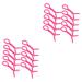OHPHCALL 20 Pcs Perm Tools Perm Rods for Women Hair Rollers for Women Spiral Perm Rods Perm Rod for Short Hair Spiral Hair Perm Rod Hair Rollers for Short Hair Perm Rod Roller Women Curlers 15.00X0.60X0.60CMx2pcs Rosyx2pcs