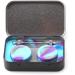 XIFEI Portable Stainless Steel Tin Box with Silicone Containers and Spoons (5 Colors) - 2-5ml Non-Stick Storage Wax Carrying Case - Buy Online on GoSupps.com