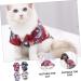 Nusitou 4-Piece Green Hawaii Pet Shirt Set - Fashionable Summer Dog T-Shirts & Blouses for Boys - Buy Online on GoSupps.com
