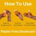 Vico Natural Plastic Free Deodorant Stick 2.65 Oz Orange Blossom- Effective Odor Protection Plastic Free Vegan Cruelty Free Unisex Men Women Orange Blossom 1 Pack - Buy Online on GoSupps.com