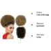 X-Large Afro Puff Kinky Curly Drawstring Ponytail Bun Extension | T1B-27# (120g) - Buy Online on GoSupps.com