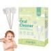 FACYNDE Mund cleaner for newborns tongue cleaner toothbrush with paper handle tight seam mund cleaning agent for at home travel in the hotel and outdoors 30 pieces/box