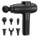 Maxfree Massage Gun for Neck, Back, Deep Tissue Percussion Muscle Electric Handheld Massagers for Athletes - Model EM-12(Black)
