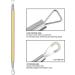 Verdant Touch Face Cleaning Tool Blackhead Extractor Steel Triangle Pimple Removal Tool for Face Comedone Remover and Acne Pressing Ring Gold - Buy Online on GoSupps.com