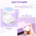 AORAEM Mini Nail Lamp 16W LED Nail Light for Gel Nails Quick Drying - Blue - Buy Online on GoSupps.com