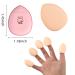 Cute Rabbit Mini Makeup Puff Set - 6 Pcs Finger Puff Sponges for Foundation, Concealer, Eye Shadow - Beauty Makeup Tools (5 Color Set) - Buy Online on GoSupps.com