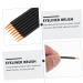 WOFASHPURET 100pcs Disposable Eyeliner Brush Tools Makeup Eyeliner Eye Face Brush The Face Woman - Buy Online on GoSupps.com