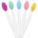 5 Pcs Lip Brush Tool Lip Scrub Brush Double-Sided Silicone Exfoliating Lip Brush Style-1