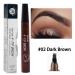 Microblading Eyebrow Pen - Professional 4-Point Pencil for Natural Looking, Waterproof Makeup with Gift - Dark Brown - Buy Online on GoSupps.com