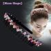 6-Pack Rhinestone Teeth Combs & Flower Crystal Hair Bands for Women - Non-Slip Hard Plastic Head Straps in 6 Shiny Colors | Luolipeya - Buy Online on GoSupps.com