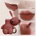 3Pcs Bear Lipstick Keychain Set - 2 in 1 Matte Velvet Lipstick & Lipgloss for Long Lasting & Moisturizing Wear - Buy Online on GoSupps.com