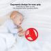 Sensory Chew Toy for Babies - Rudder Teething Silicone Toy for Boys and Girls - Easy to Hold and Clean - Red - Buy Online on GoSupps.com