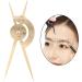 TOOYFUL Brake Caliper Professional Eyebrow Drawing Tool Removable Reusable Tag for Make Up Shaper DIY Symmetrical Tool - Gold - Buy Online on GoSupps.com