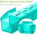 BUG HULL Extra Large Weekly Pill Organizer 2 Pack - XL 7 Day Pill Box for Vitamins, Medicine & Supplements - Travel Friendly Pill Case - Buy Online on GoSupps.com