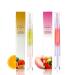 Cuticle Oil Pens for Nail Care Natural Cuticle Oil Pens 2Pcs Nail Oil for Manicure Pedicure Nourish Nail Cracking and Dry Nail Repair Treatment Orange & Peach