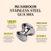 Buy Blumenes Mushroom Gua Sha Facial Tool | Stainless Steel Mushroom Massager for Lymphatic Drainage & Puffiness Relief - International Shipping Available - Buy Online on GoSupps.com