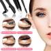 Eyebrow Grooming Set - 8 in 1 Eyebrow Razor, Scissors, Tweezer, Comb, Nose Hair Scissors, Eyelash Curler, False Eyelashes Applicator - EBANKU Eyebrow Tools Kit - Buy Online on GoSupps.com