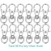 IPXEAD Premium Swivel Lanyard Snap Hook - 120PCS Silver Metal Keychain Hooks for Crafting - Buy Online on GoSupps.com
