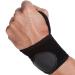 NeoTech Care Adjustable Compression Wrist Band, Elastic & Breathable Fabric, Support Wrap for Men and Women, Black, Size Medium - 1 Unit - Buy Online on GoSupps.com