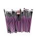 20PC eye makeup brush beauty tools neutral
