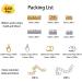 EuTengHao 440Pcs Ribbon Bracelet Kit - Jewelry Findings Supplies with Ribbon Ends, Lobster Clasps, Jump Rings - Gold and Silver - Buy Online on GoSupps.com