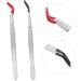 Housoutil 2-Part Tweezers Set - Stainless Steel Household & Laboratory Tools for College Stamp Collecting & Universal Use - Buy Online on GoSupps.com