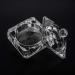 2 Pcs Nail Art Glass Acrylic Dappen Dish with Lid - Crystal Cup Glassware Tools - Buy Online on GoSupps.com