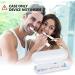 Uraqt Travel Protective Cover & Replacement Brush Heads for Oral-B & Philips - 3 Piece White Smooth Case - Buy Online on GoSupps.com