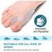 Sumiwish Hallux Toe Separator - 8x Gel Toe Separator & Silicone Stretcher for Bunion Relief - Unisex Solution for Comfort - Buy Online on GoSupps.com
