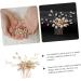 Beavorty flower hair comb bride hair comb clip wedding guest gold headband shiny metal headband bridal headdress sparking hair hoops crystal wedding headdress decorate Miss manual - Buy Online on GoSupps.com
