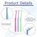 Intubated Raven Brush Set - 6 Mini Toothbrushes for Precise Dental Cleaning | Gap & Bridge Care - Buy Online on GoSupps.com
