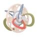 Colorful Lines Baby Teething Toy | Safe Silicone Teether for Pain Relief | Easy Grip for Gums Massage at Home - Buy Online on GoSupps.com