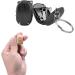 Mini Nail Clipper Keychain New Portable Nail Clipper Travel Keychain Finger Nail Clipper With Nail Files Mini Foldable Nail Cutter Foldable Full Metal Design Sharp Stainless Steel Blades (Black)