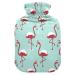 Christmas heat bottle with flamingo-snow heat bottle with reference heat bottles for pain relief hot water bottle warm water bed warmers to heat the hands 2 l