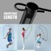 Digital Weighted Handle Jump Rope with Calorie Counter - Adjustable Speed Skipping Rope for Training Fitness - Men, Women, Kids - Black - Buy Online on GoSupps.com