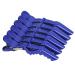 Hair clips hairdressing supplies section clips hairdresser hairdressing styling alligator section clamp hairpins 6 pieces blue