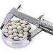 White Baseball Portable Pill Box - 3-Compartment Travel Essential for Small Pills | Metal & Plastic Design - Buy Online on GoSupps.com