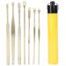 Ear Pick Ear Pick Spoon Ear Spoon Spiral Ear Spoon Ear Pick1 Earwax Removal Cleaner Set Ear Pick Spoon Stainless Steel Spiral Ear Wax Cleaner Set Gold