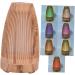 Portable USB Rechargeable Wood Grain Essential Oil Diffuser & Humidifier for Home Office & Bedroom - International Shipping Available - Buy Online on GoSupps.com