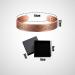 Antique Copper Bracelet with Black Jewelry Box | Vintage Adjustable Alloy Jewelry for Men & Women - Buy Online on GoSupps.com